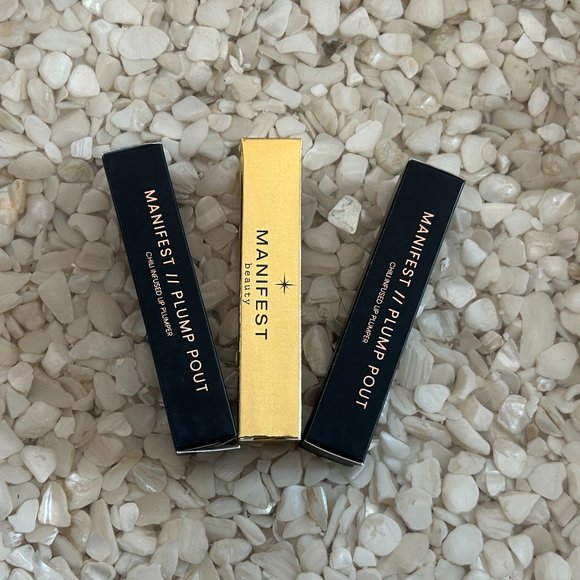 Manifest Beauty Lip Plumper + Dubai Gold Gloss bundle - Picture 1 of 4